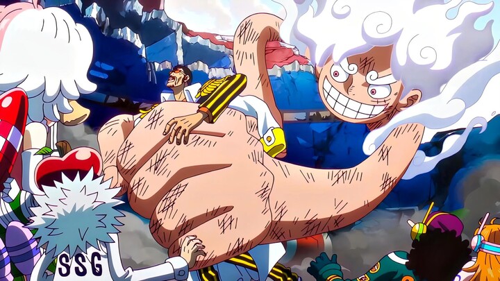 EPIC BATTLE‼️Luffy Turns into Gear 5 against Kizaru‼️