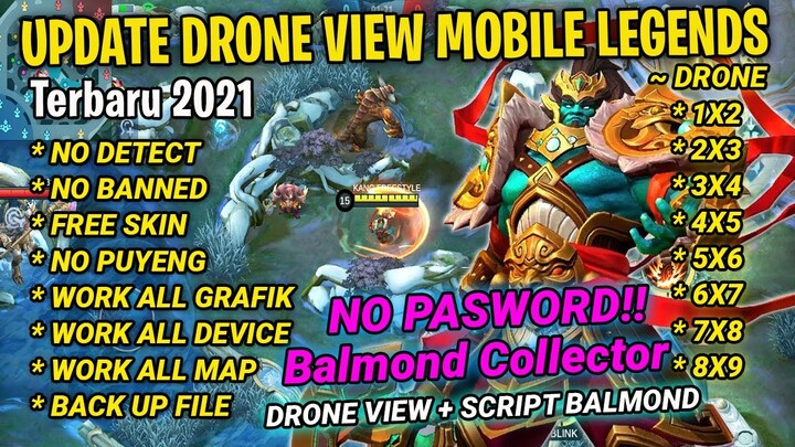 DRONE VIEW MOBILE LEGENDS TERBARU 2021 + SKIN BALMOND COLLECTOR TERBARU MOBILE LEGENDS