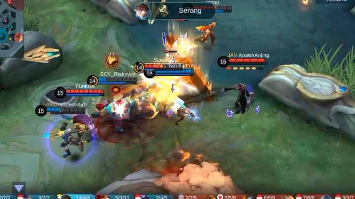 Gusion gagal savage |Mobile legends