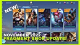 NOVEMBER 2022 RARE FRAGMENT SHOP UPDATE! MOBILE LEGENDS BANG BANG