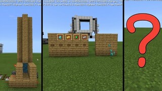 3 builds you possibly didn't know in minecraft | 100 subs special