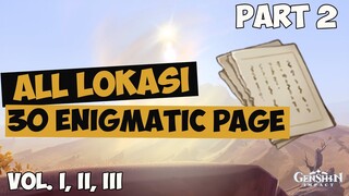 【3.4】Lokasi 30 Enigmatic Page Vol. I, II, III, - Buku Kisah Seribu Malam Part 2Genshin Impact