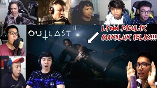 Reaksi Takut Gamer Melihat Lynn Tertangkap Makhluk Iblis, SEREM BANGET!!! | Outlast 2 Indonesia