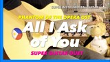 All I Ask of You Phantom of The Opera OST  Instrumental guitar karaoke version with lyrics