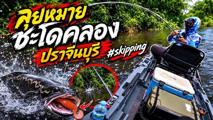 ลุยหมายชะโดคลอง ปราจีนบุรี (คลิปเต็ม)ครั้งแรกกับการมาเยือนคลองนี้ที่จังหวัดปราจีนบุรีพอได้สนุกแต่พาย