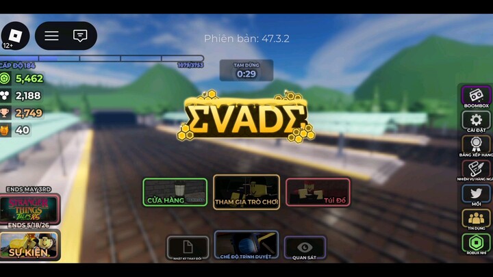 [Roblox] Evade.Xin lỗi chơi không được tốt mong các bạn thông cảm.
