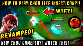 How To Use Chou Like Pro (iNSECTiON/BRAXY)!! Solo Rank Mythic | MLBB