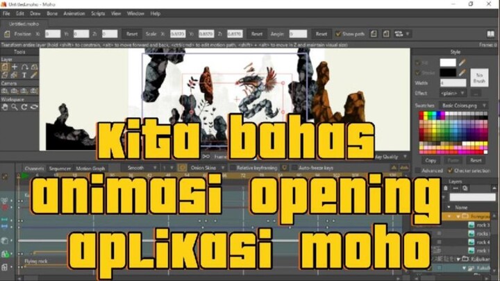 kita bahas soal opening animasi moho