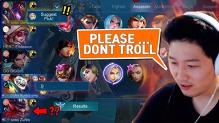 Gosu General gave Jungle role to Gosu Zero | Mobile Legends Yve