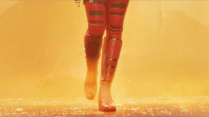 The female Deadpool travels through time and space! Marvel's new trailer for "Deadpool 3" features t