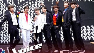 [BTS] เพลงใหม่ "Boy With Luv US" รายการอเมริกา【TheVoice】เวอร์ชั่นบนเสตจ