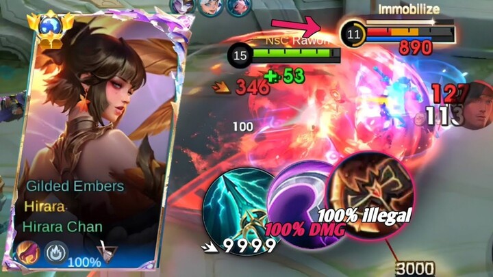 OP PARAH 100% DAMAGE JADI RUSAK PAKE BUILD INI ‼️