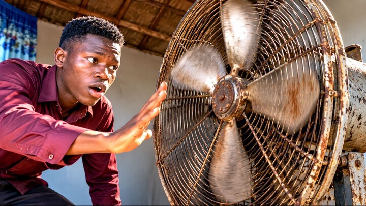 TENTEI PARAR UM VENTILADOR COM A MÃO!