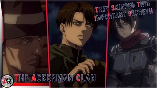 Attack on Titan Explained | The Ultimate Secret Behind the Ackerman Clan!!