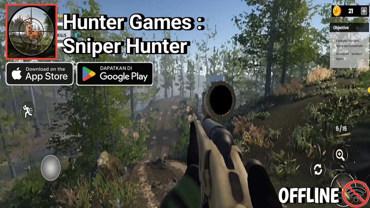 Haunter Games : Sniper Hunter ~ Gameplay (Android/iOS)