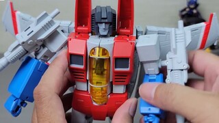 Transformers trong Giờ chia sẻ cưỡi ngựa và bắn súng Hufu Tập 1398 DS01 Đôi cánh đỏ thẫm Sao Thiên V