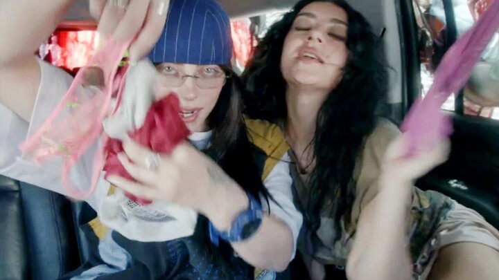 Charli XCX and Billie Eilish's new collaboration song "Guess" music video is now available!