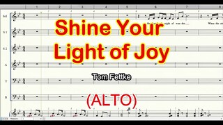 Shine Your Light of Joy Alto