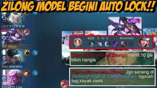 MENIT 10 GUA BIKIN NANGIS!! ZILONG MODEL BEGINI AUTO KITA BIKIN FEEDER, DETIK2 MITIK SOLO RANKED!!