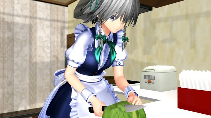 [Oriental MMD] The dashing maid and the kitchen beta [highly recommended]