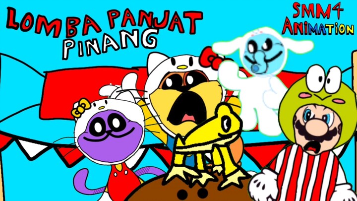 Lomba Panjat pinang antar klan Hello Kitty land