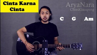 Chord Gampang (Cinta Karna Cinta - JUDIKA) by Arya Nara (Tutorial Gitar) Untuk Pemula