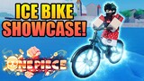 Ice Bike Showcase in A One Piece Game