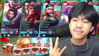 META FULL SKIN CHRISTMAS BERAKSI DI LAND OF DAWN - Mobile legends