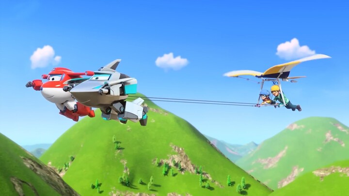 Super Wings ซุปเปอร์วิงส์ (Season 8) EP33 แฮงไกลเดอร์กับพีเตอร์ซอรัส