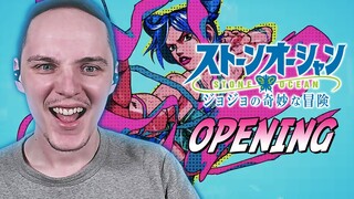 I LOVE THIS ALREADY!! | JoJo's Bizarre Adventure Part 6 Opening REACTION/REVIEW!