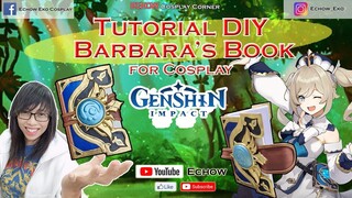 TUTORIAL DIY Barbara’s Book GENSHIN IMPACT