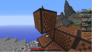 using astronomia (coffin dance) to win skywars