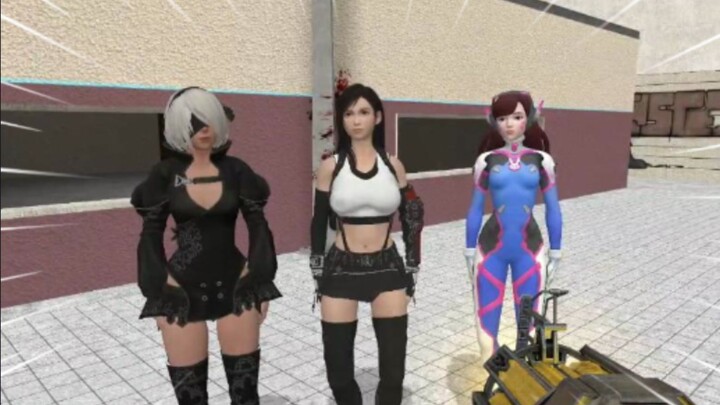 [GMOD] The 3D Zone’s Big Three (Can Get Naked)