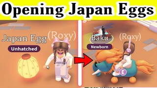 Getting All Pets From Japan Egg In adopt me New Update