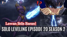 Ngeri! Sung Jinwoo berhadapan dengan Raja Iblis Baran I Solo Leveling S2 E20