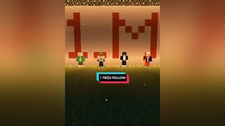 Kỉ niệm 1 triệu follow 😻 minecraft fyp xuhuong toanmc clownsmcteam theanh28 RoadToSEAGames