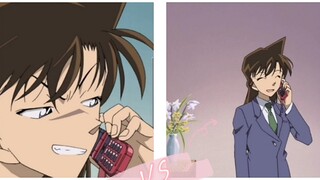 Xiaolan nói chuyện với Shinichi VS Xiaolan nói chuyện với Conan