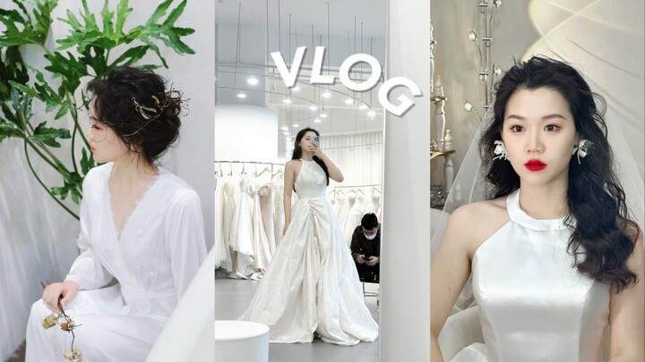 Wedding Vlog 1 | Crying Before the Wedding, Second Fitting, Picking Up the Wedding Dress, Decorating