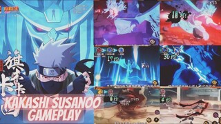 Sharinggan No Kakashi Susano'o - Gameplay (Mingo Naruto Mobile).