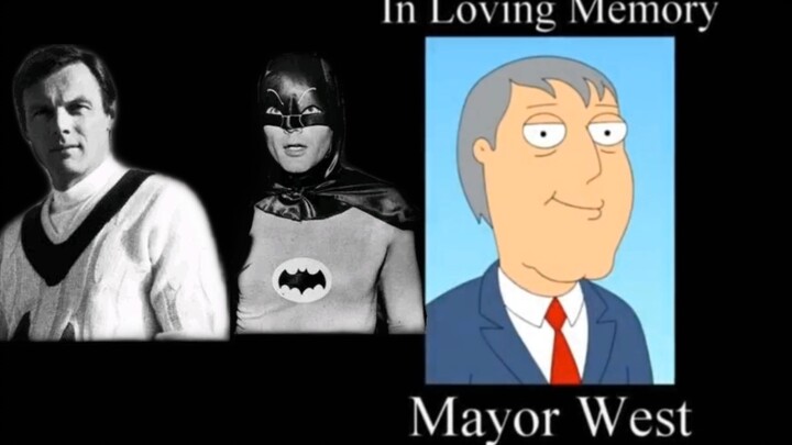 缅怀去世的Adam West市长 他也是影史上第一位蝙蝠侠