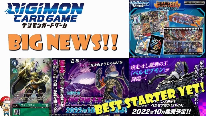 New Starter Deck Officially Revealed! Rare Chase Card!? & Stunning New Promos! (Digimon TCG News)
