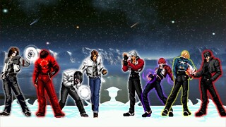 KOF MUGEN: Kyo Team VS Rock Team!!!