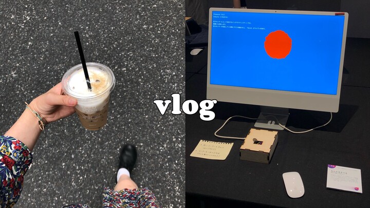 Vlog: Tokyo Life Diary 🌺 A Routine Student Life 🦖 Visiting a Fine Arts University Open Day ⭐️ Caught