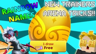 NEW TRICKS YOU NEED TO KNOW IN TRAINERS ARENA!!! || BLOCKMAN GO