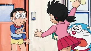 Nobita pinned Shizuka, what did he want to do? Pinned Fat Tiger#Doraemon