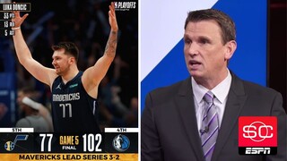 ESPN SC reacts to Luka Doncic dazzles with 33 pts as Mavericks beat Jazz 102-77 for 3-2 series lead