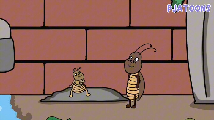 Curhatan se'ekor semut dan kecoa ( animasi lucu BY PJATOONS )