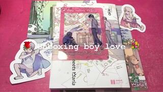 🌹 Unboxing boy love 💐 || Boy meets Maria