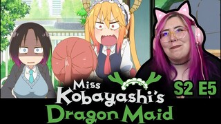 ONCE FRIENDS?!? - Miss Kobayashi's Dragon Maid S2 E5 REACTION - Zamber Reacts
