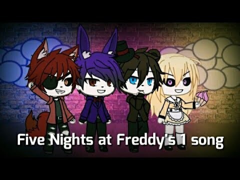 •|"Five Nights at Freddy's 1 song"|• (Gacha life music video)